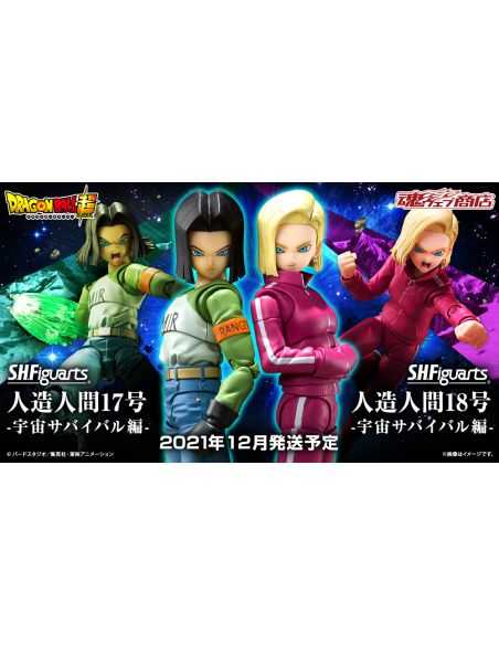 PACK ANDROIDE A-17 Y A-18 UNIVERSE SURVIVAL SAGA