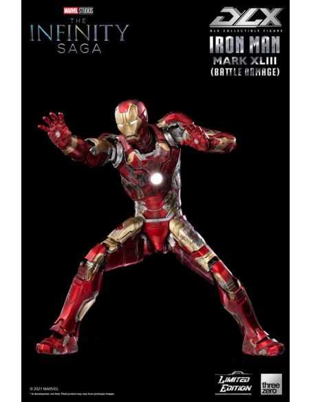 Infinity Saga Figura 1/12 DLX Iron Man Mark 43 (Battle Damage)