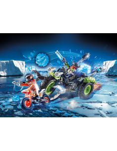 Playmobil espias rebeldes del artico triciclo de hielo