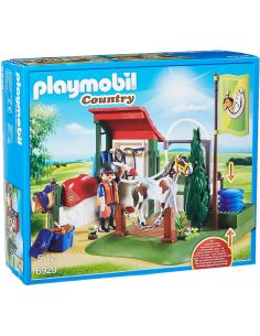 Playmobil set de limpieza para caballos