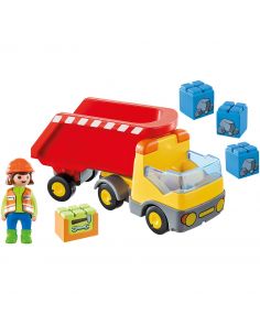 Playmobil 1.2.3 camion construccion