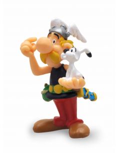 Figura plastoy asterix & obelix asterix con idefix pvc