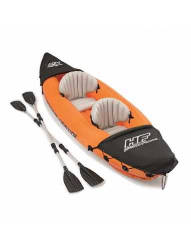 Bestway 65077 -  kayak hinchable hydro - force lite - rapid con remos 2 personas 321 x 88 x 44 cm