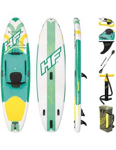 Bestway 65310 -  tabla paddle surf hinchable freesoul tech 3 -40m con remo - bomba y bolsa