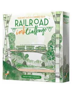 Juego mesa railroad ink: edicion verde