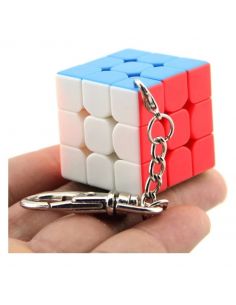 Llavero cubo de rubik moyu meilong 3x3 stickerless