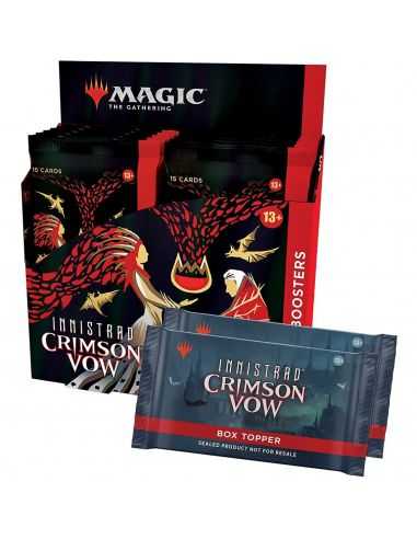 Juego de cartas wizards of the coast collector booster display (12 mazos) innistrad crimson vow cartas magic inglés