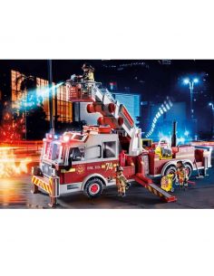 Playmobil vehiculos rescate: camion bomberos con