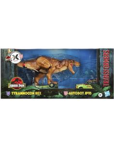 Figuras hasbro tyrannocon rex + autobot jp93 pack 2 transformers collaborative