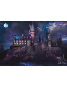 Poster harry potter castillo hogwarts