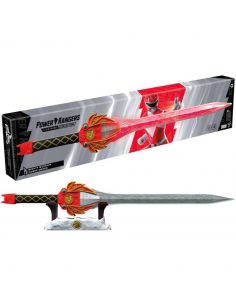 Replica hasbro espada poder ranger rojo
