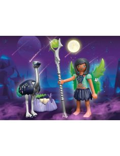 Playmobil ayuma crystal y moon fairy con animales del alma
