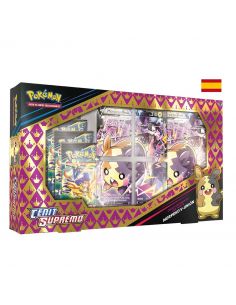 Juego de cartas pokemon tcg morpeko v - union 12.5 playmat box cenit supremo español
