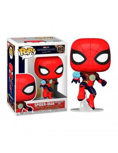Funko pop marvel spiderman no way home spider - man traje integrado 56829