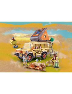 Playmobil wiltopia vehículo todoterreno con leones