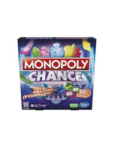 Juego mesa hasbro monopoly chance español