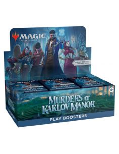 Caja de sobres magic the gathering play booster murders at karlov manor inglés