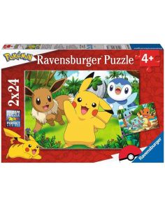 Puzzle ravensburger pokemon 2x24 4+