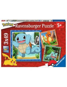 Puzzle ravensburger pokemon 3x49 5+