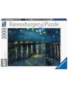 Puzzle ravensburger van gogh: noche estrellada 1000 piezas