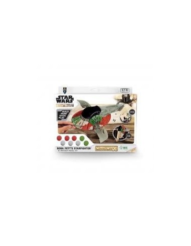Replica madera para pintar woodwork star wars bobba fett slave 1