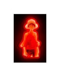 Mural lampara neon teknofun madcow entertainment one piece luffy 30 cm