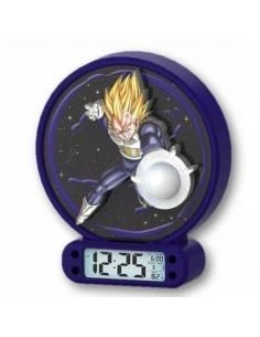 Reloj despertador luz dragon ball z vegeta