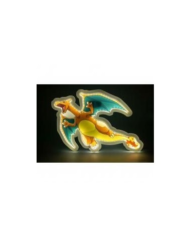 Mural lampara neon teknofun madcow entertainment pokemon charizard 30 cm