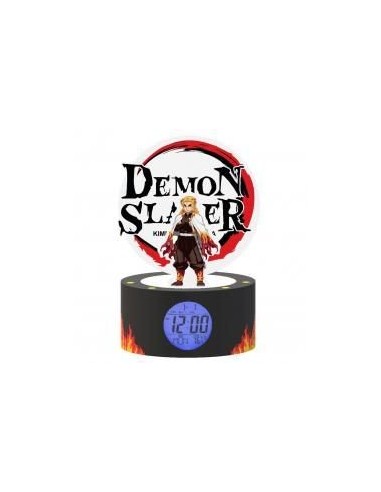 Lampara despertador demon slayer kimetsu no yaiba rengoku 22 cm