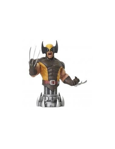 Figura busto diamond collection marvel comic wolverine brown mini busto