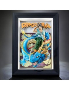 SON GOKU AND DRAGON CUADRO 3D 27,5 CM DRAGON BALL TAMASHII ART