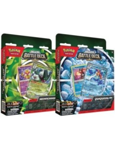 POKEMON JUEGO DE CARTAS COL. BARAJA COMBATE DELUXE QUAQUAVAL EX / MEOWSCARADA EX (ESP)