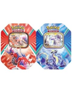 POKEMON TRADING CARD GAME SUMMER TIN SCARLET & VIOLET (KORAIDON EX / MIRAIDON EX )(ENG)